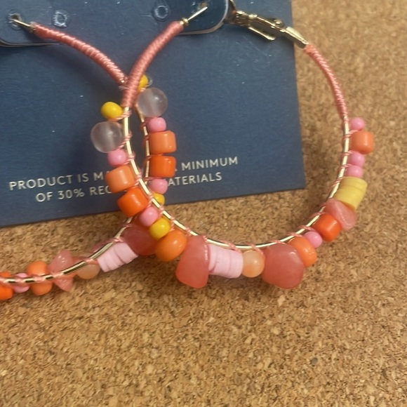 Universal Thread earrings Semi precious nickel free dangle fashion jewelry New - Picture 4 of 5